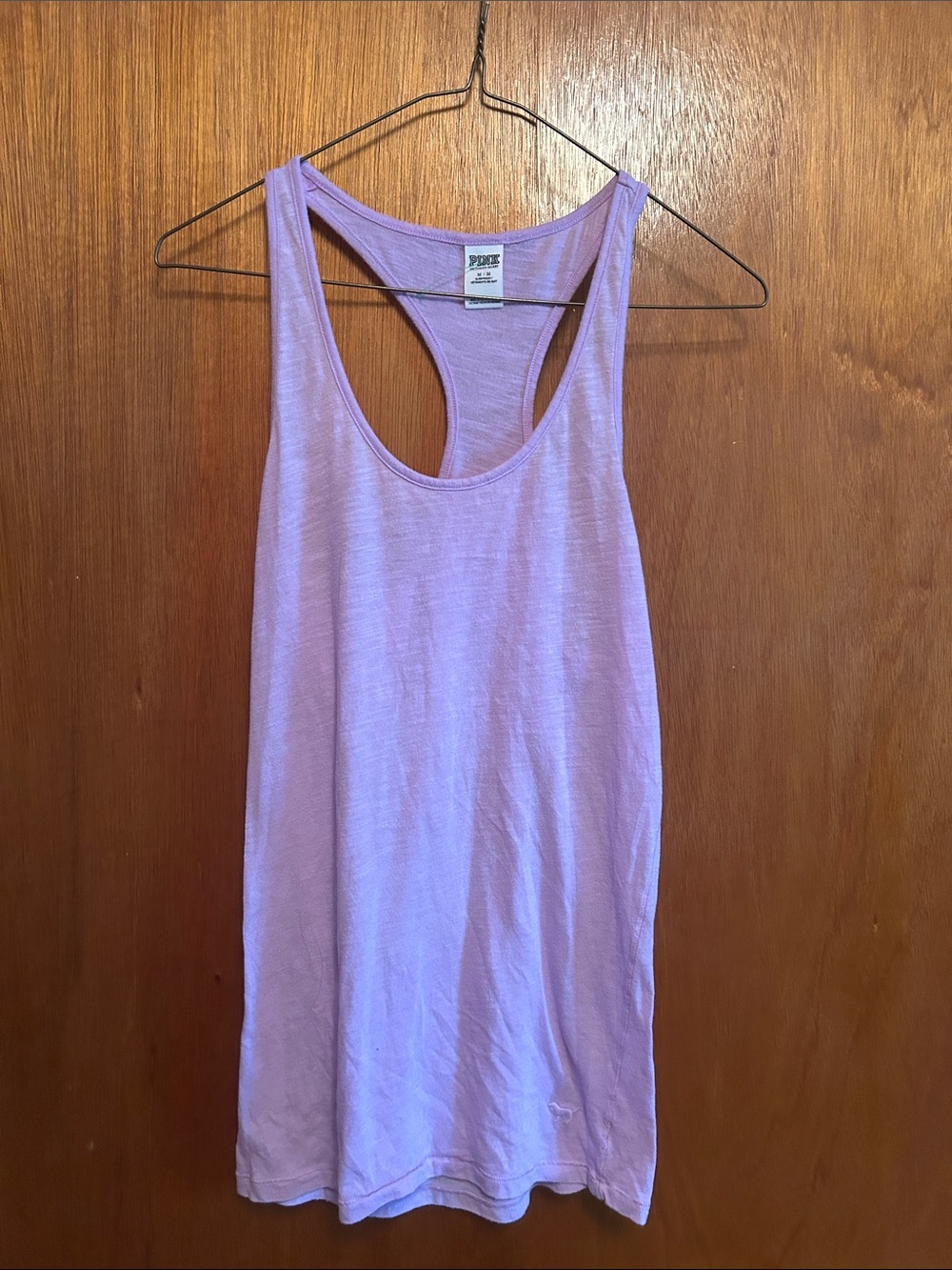 PINK Victoria's Secret Lilac Racerback Tank